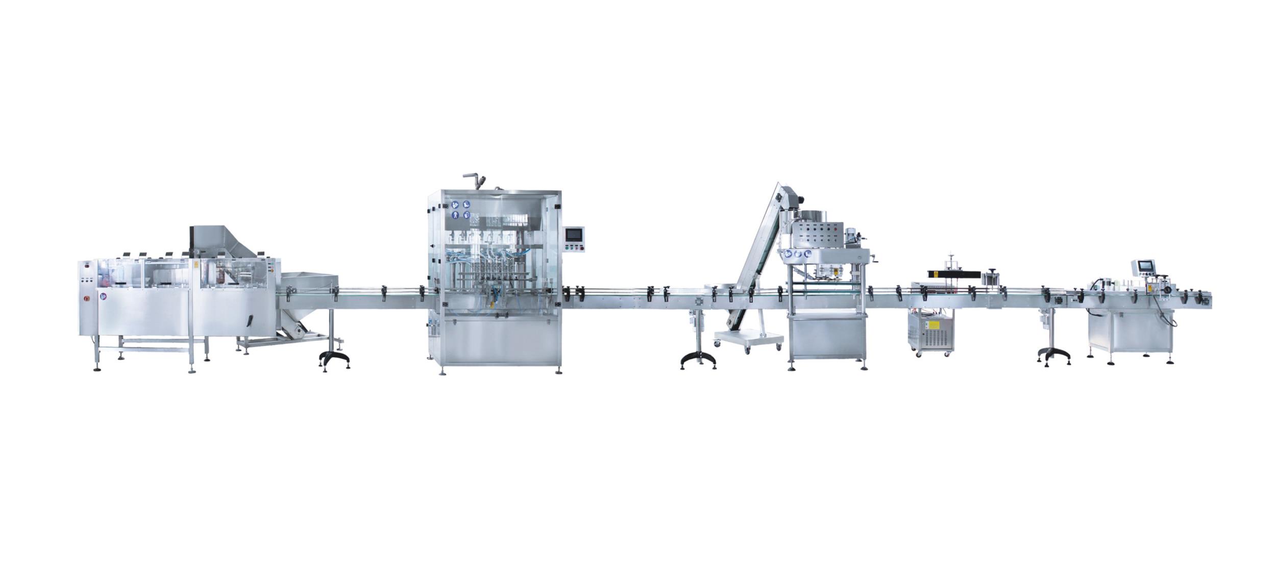 瓶装液体膏体灌装生产线